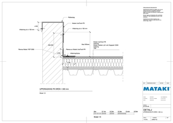 Mataki Konstruktion bim tak - Mataki UnoTech FR - Uppdragning på krön större än 300 mm