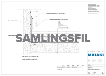 Mataki Konstruktion bim tak - Samlingsfil inbyggda tätskikt