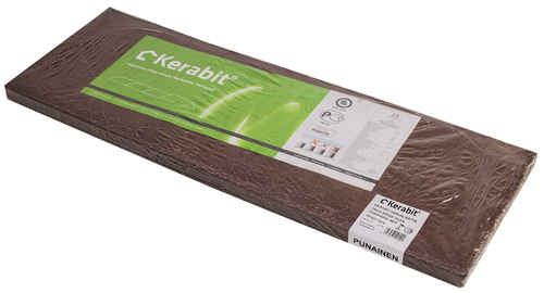 Kerabit Nock- och takfotsplatta röd - 0,33x0,33m - 2