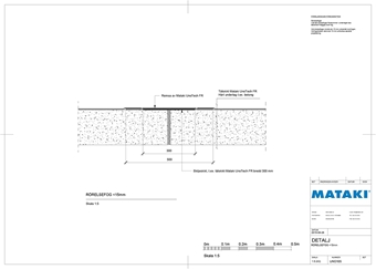 Mataki Konstruktion bim tak - Mataki UnoTech FR - Rörelsefog mindre än 15 mm