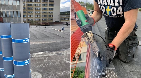 Ny metod vid känsligt takbyte på Sollefteå sjukhus